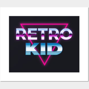 Retro Kid 80s Retrowave Posters and Art